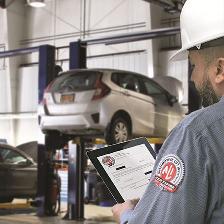 certified car lift inspection